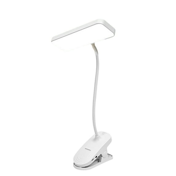 Senfafa Clip on Light Dormitory Room Essential, Flexible Gooseneck Light for Reading in Bed Desk Light for Bed Headboard