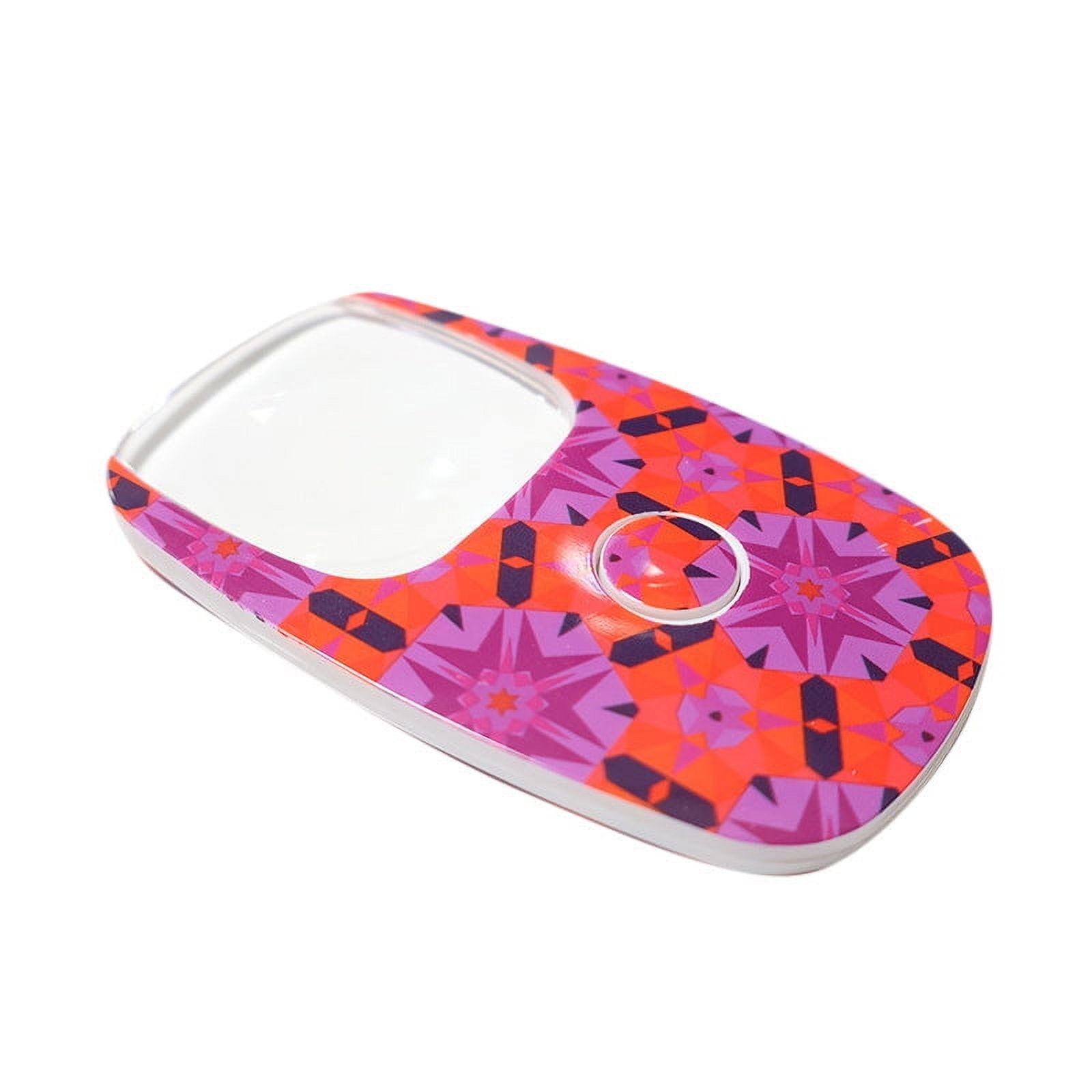 Senfafa Rechargeable Magnifying Glass with Light for Reading, Lightweight Handheld Magnifier for Seniors \u0026 Low Vision Readers(Random Color)