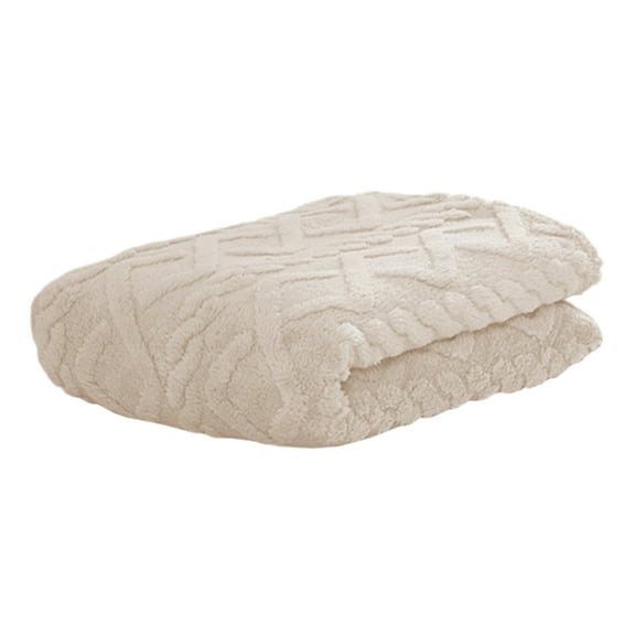 Senfafa Shawl Blanket Bedding Decor Solid Color Throw Blanket, Soft Warm Blanket for Fall and Winter, Thick Blanket for Bed Sofa Office