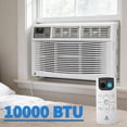 thumbnail image 1 of Senfot 10000 BTU Window Air Conditioner Small Window AC Unit Remote Control Window Kit White Quiet Compact Window AC for Home Bedroom Office, 1 of 4