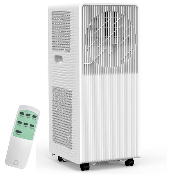 Senfot 14000 BTU Portable Air Conditioner 3-In-1 Indoor AC Unit Remote Control Cools Up to 300 Sq Ft 115V White Compact Quiet Portable AC