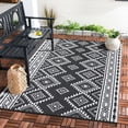 thumbnail image 1 of Senfot 8x10 Area Rugs , Reversible Mats, Modern Area Rug, Plastic Straw Rug, Large Floor Mat for Outdoors, Backyard, Picnic, Patio, Camping,Beach Black White, 1 of 4