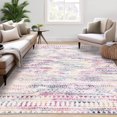 thumbnail image 1 of Senfot 8x10 Large Geometric Bohemian Area Rug Machine Washable Farmhouse Accent Throw Carpet Non-Slip for Living Room Bedroom Hallway Colorful, 1 of 8