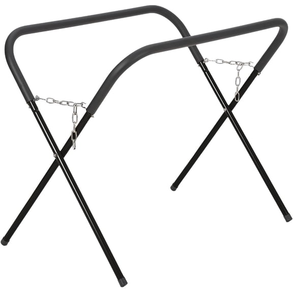 Senfot Carbon Steel Portable Workbench, Painted Support Frame Black Finish, 500 Lbs Weight Capacity Heavy Duty Folding Utility Work Table