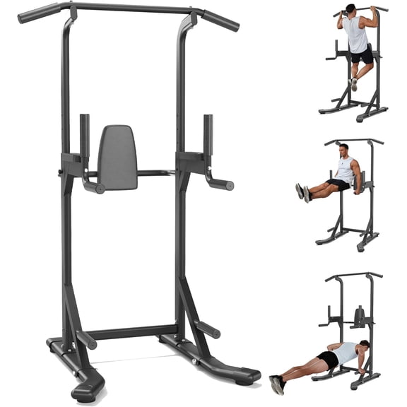 Senfot Carbon Steel Wall Mount Pull Up Bar Station Heavy Duty Upper Body Muscle Training Home Gym Fitness Equipment Black