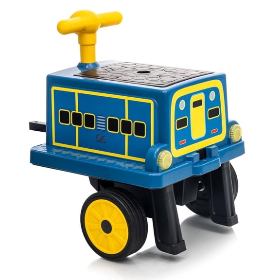 Senfot Licensed CHUGGINGTON Kids Train Carriage for 12V Ride-On Train- Storage Compartment- Handle