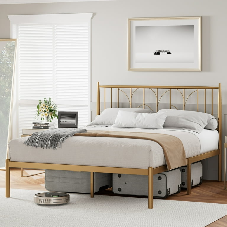 Slat free bed hot sale frame