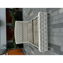 Senfot Queen Size Bed Frame with Deep Button Tufted Wingback Headboard, Velvet Upholstered Platform, No Box Spring Needed, Easy Assembly, Grey