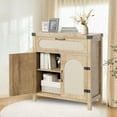thumbnail image 1 of Senfot Rattan Sideboard Buffet Cabinets Natural, 1 of 6