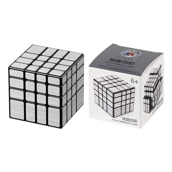 SengSo 4x4 Mirror Magic Cube Shengshou Speed Cube Puzzle Toys Children Gift