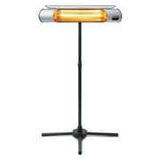Sengoku HeatMate Outdoor Radiant Graphite Heater w/Stand & Remote, Silver