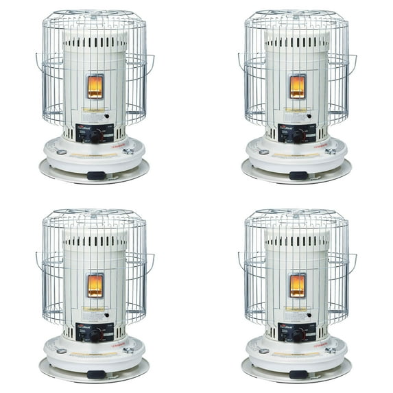 Sengoku KeroHeat 23,500 BTU Portable Convection Kerosene Heater, 4 Pack