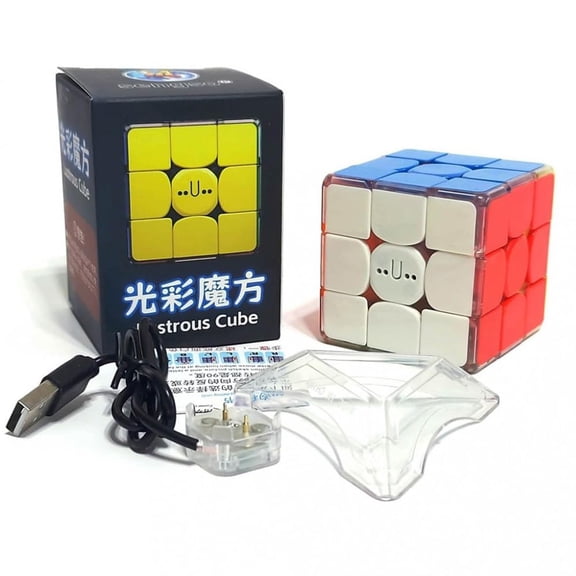 Sengso Lustrous Light-Up 3x3 Speed Cube (Magnetic)
