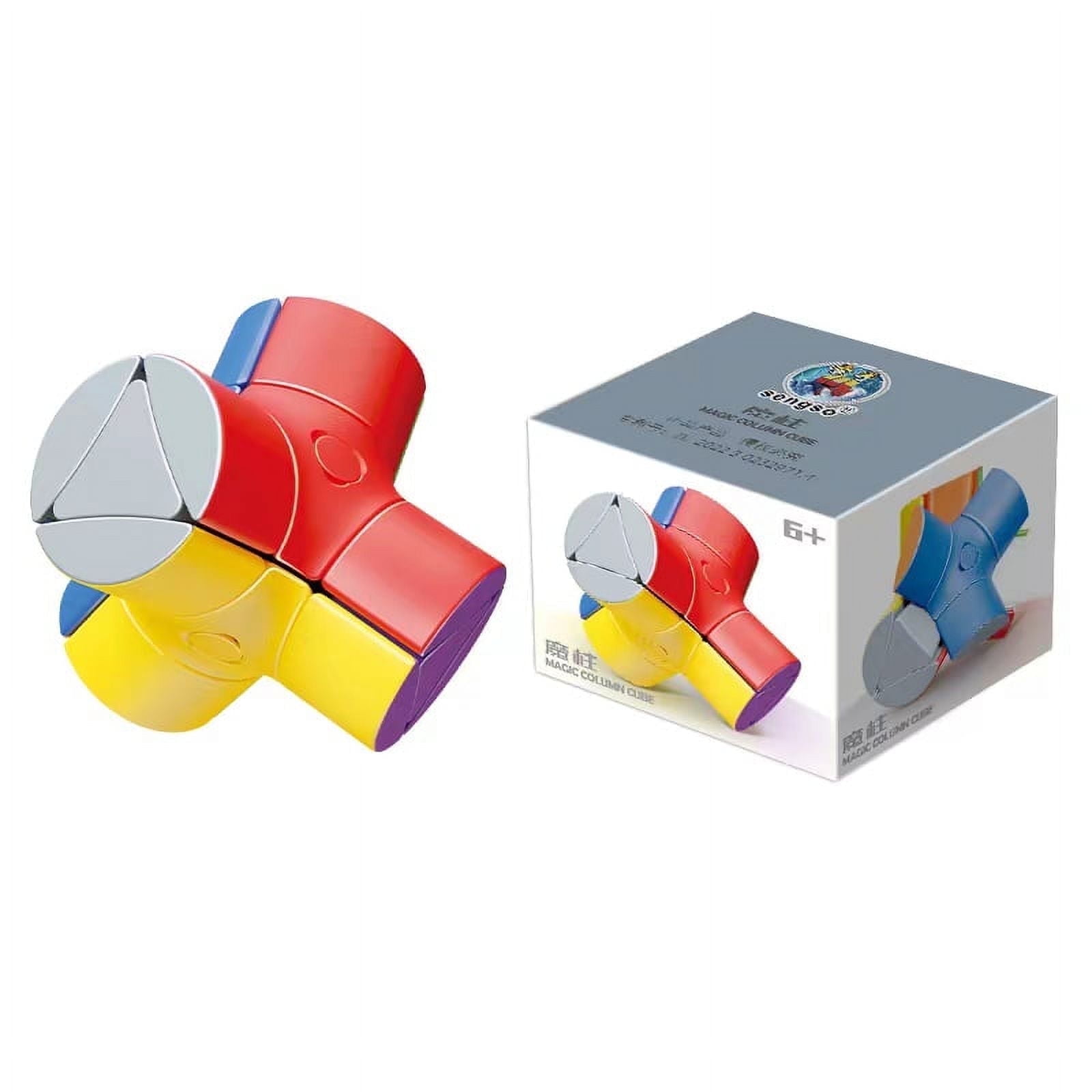 Sengso Q-Platypus Magic Column Cube shengshou Stickerless Twist