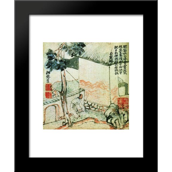 Sengyo (Jugijo) 20x24 Framed Art Print by Yosa Buson