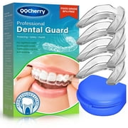 Mouth Guard for Grinding Teeth at Night,Mouth Guard for Clenching Teeth at Night, 4 Pack (2 Size)