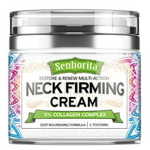 Senhorita Neck Firming Cream, Anti Aging Wrinkle Firming Moisturizer for Double Chin Reducer & Dcollet Neck, 1.7 fl oz
