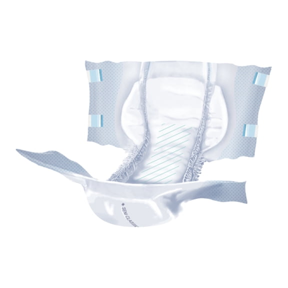 Seni Classic Adult Incontinence Brief M Moderate Absorbency Breathable, S-ME25-BC1, 25 Ct