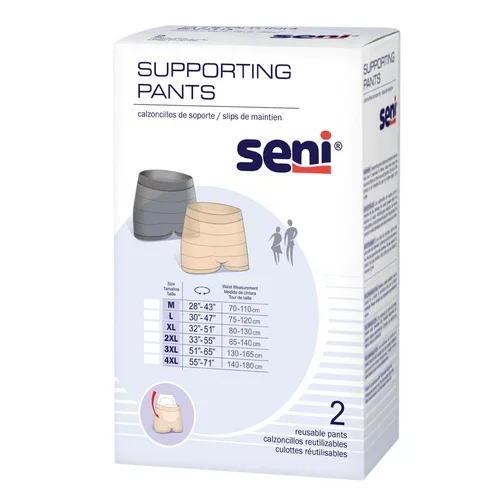 Seni Reusable Knit Pant Boxer Style X-Large S-XL02-US1 2-Pack