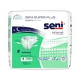 thumbnail image 1 of Seni Super Plus Adult Incontinence Brief S Heavy Absorbency Breathable / Overnight, S-SM12-BP1, Heavy to Severe, 24 Ct, 1 of 10