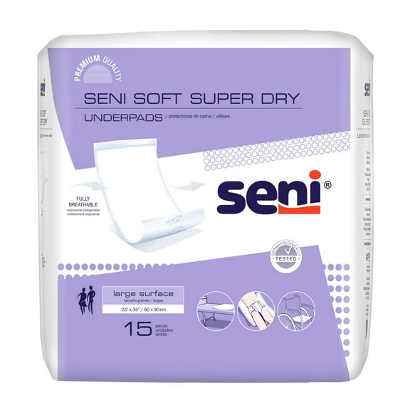 Seni Underpad 23X35" S-0315-UD1, 50, 60 Ct