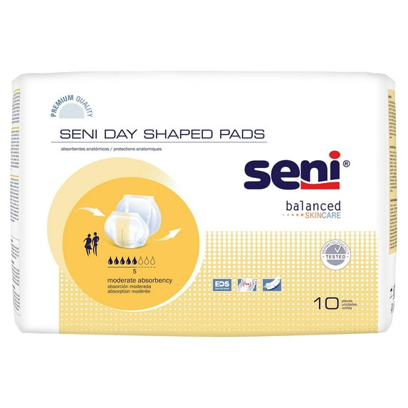 Seni Unisex Incontinence Liner Breathable 25" L S-UN10-PS1, 21, 60 Ct
