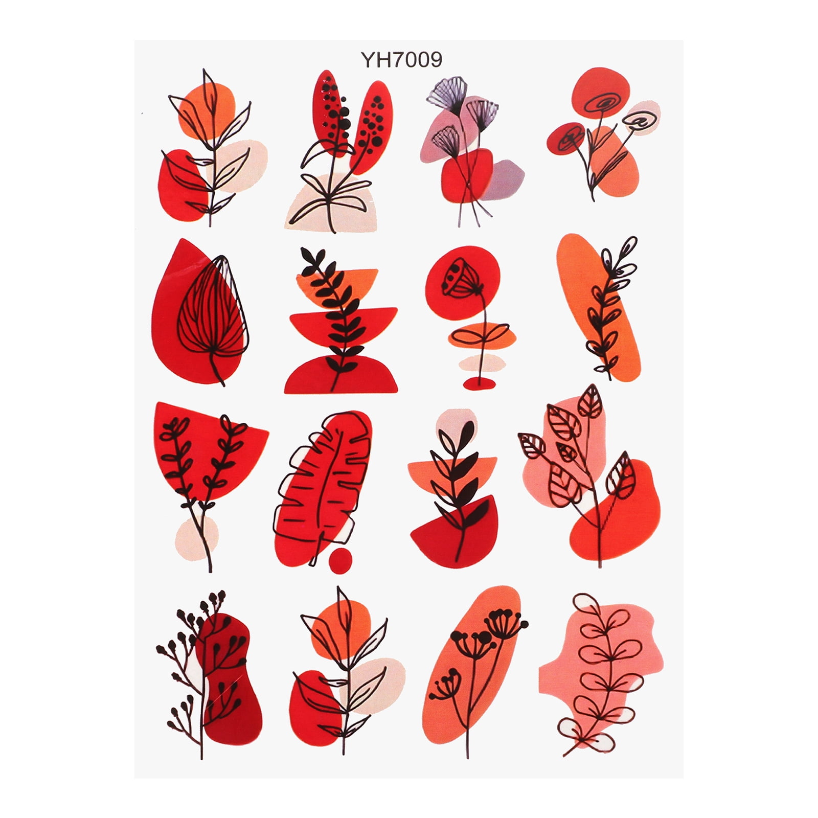 OLYCRAFT Polymer Clay Transfer Paper - 24 Sheets Colorful Patterns For Jewelry Making