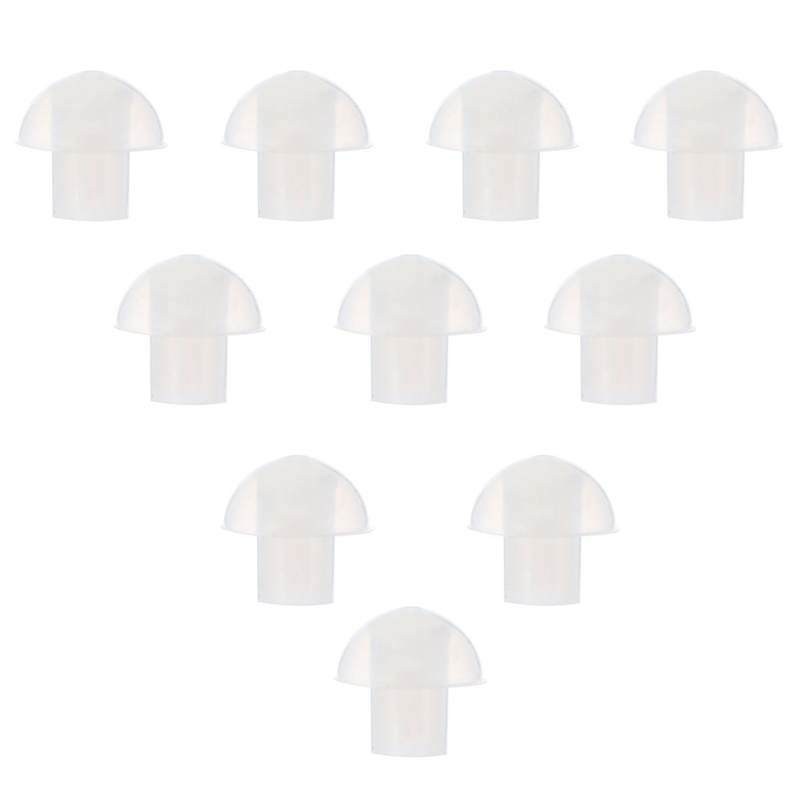 Senikei 10 Silicone Mushroom Ear Tips for Acoustic Tube Earpiece