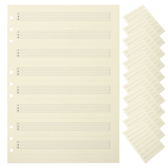 Senikei 100 Sheets of Notebook Staff Refill Paper Manuscript Refill