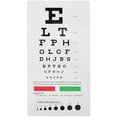 Senikei Plastic Eye Chart Vision Testing Eye Chart Portable Eye Chart