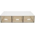 Senikei Plastic Stackable Drawers with 3 PullOuts for Storage