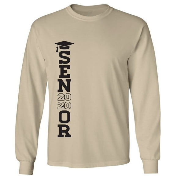 Senior 2020 (right side) Adult Long Sleeve T-shirt