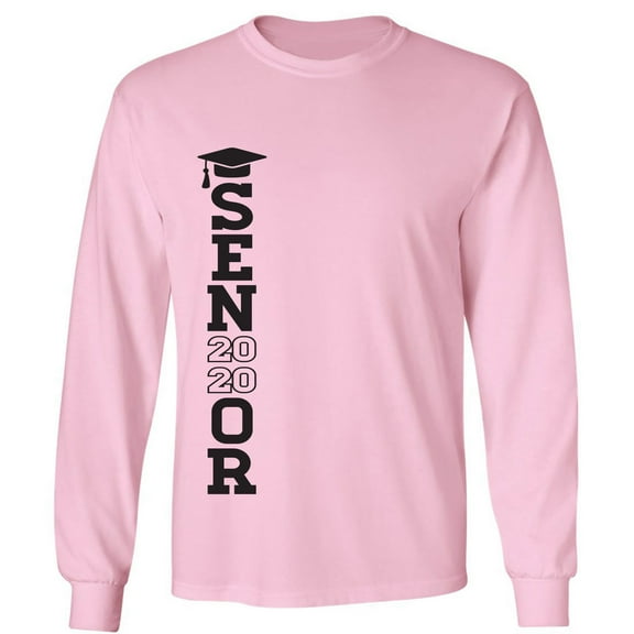 Senior 2020 (right side) Adult Long Sleeve T-shirt