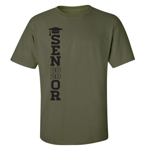 Senior 2020 (right side) Adult Short Sleeve T-shirt