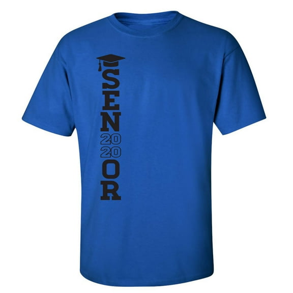 Senior 2020 (right side) Adult Short Sleeve T-shirt