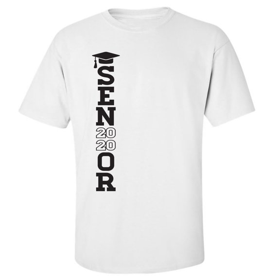 Senior 2020 (right side) Adult Short Sleeve T-shirt