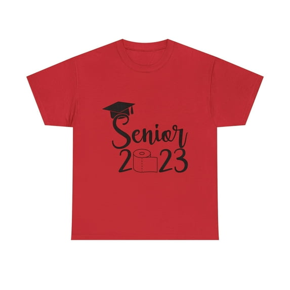 Senior 2023 T-Shirt, Graduation Gift, Class of 2023 College T-Shirt, Unisex Heavy Cotton Tee
