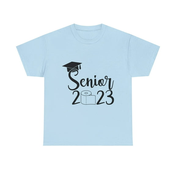 Senior 2023 T-Shirt, Graduation Gift, Class of 2023 College T-Shirt, Unisex Heavy Cotton Tee