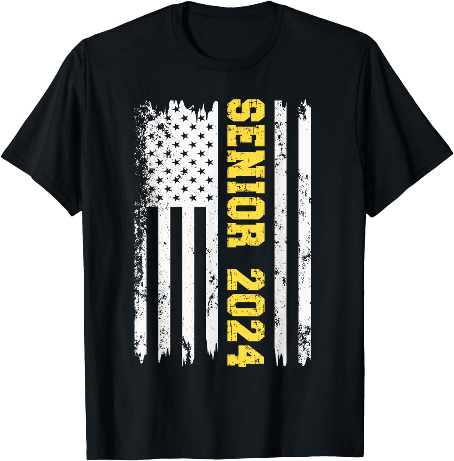 Senior 2024 Class of 2024 Back to School 2024 USA Flag TShirt