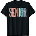 thumbnail image 1 of Senior 2024 Class of 2024 For College High School Senior T-Shirt Black 2X-Large, 1 of 4