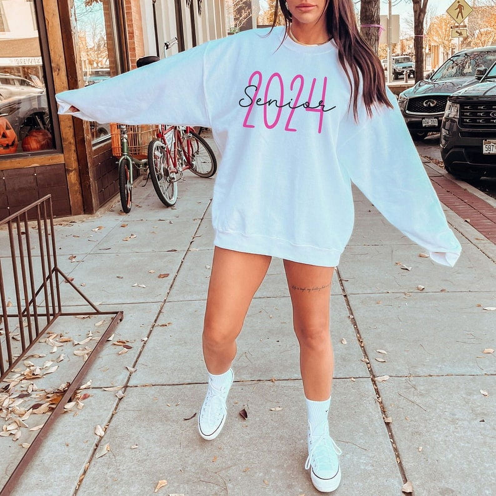 Spring Graduation Sweater Senior 2024 Sweatshirt for Graduate Back to School Senior 2024 Sweater ...
