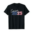 Senior 2025 American Flag USA Graduation Class of 2025 TShirt