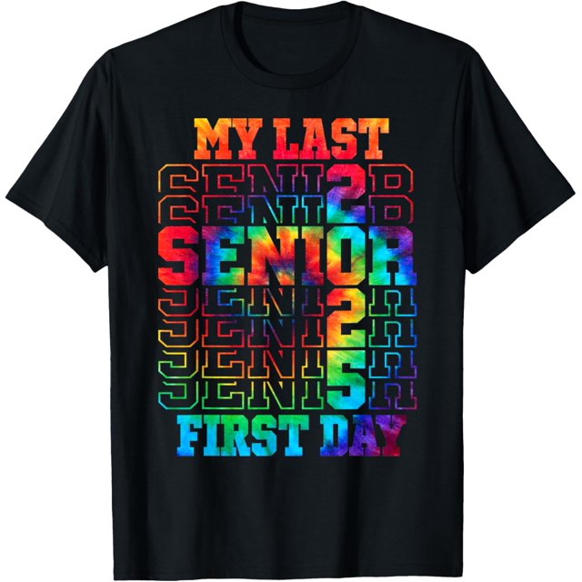 Senior 2025 Back To School My Last First Day Class Of 2025 TShirt