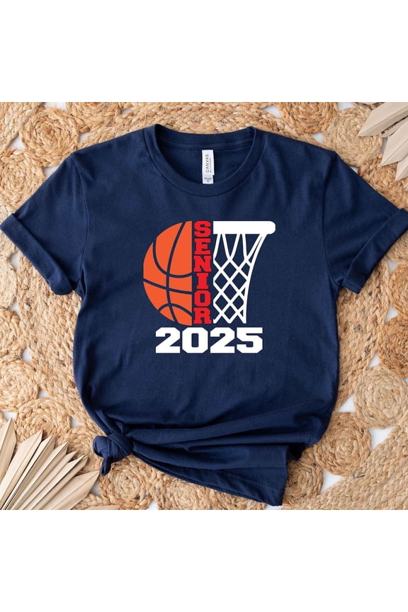 Senior 2025 Basketball Shirt, Senior Shirt, Graduation 2025, Senior 2025 Gift, Graduation Kindergarden Gift Idea, Mom Senior Basketball Shirt