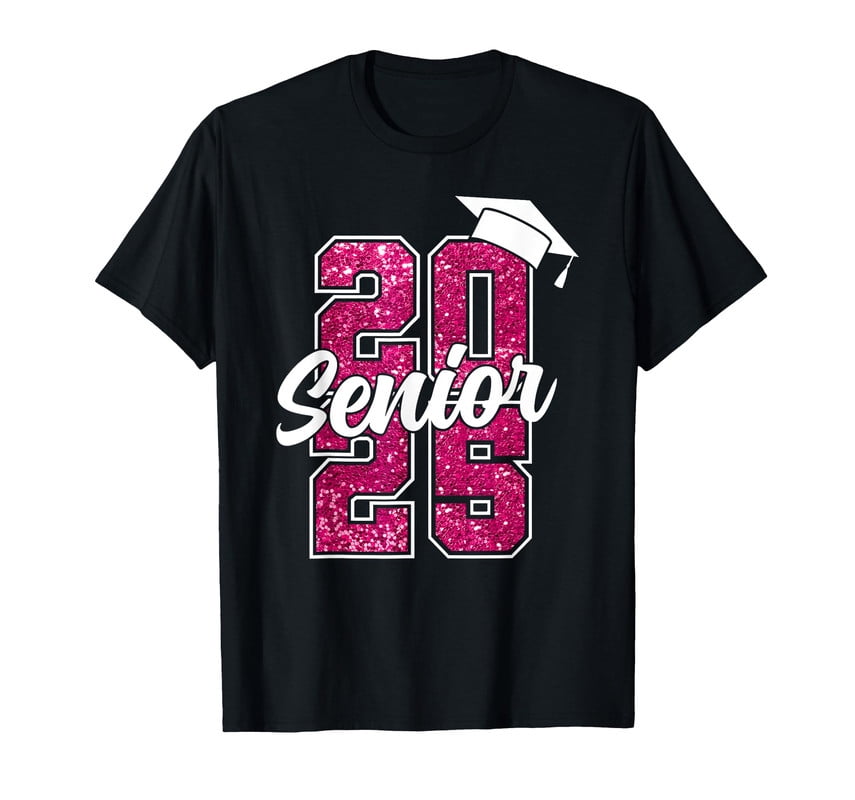 Senior 2025 Class Of 2025 Back To School 2025 Pink Cute TShirt