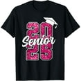 Senior 2025 Class Of 2025 Back To School 2025 Pink Cute TShirt