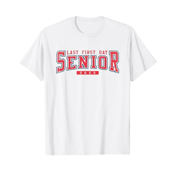 Senior 2025 Class Of 2025 My Last First Day Back To School T-Shirt