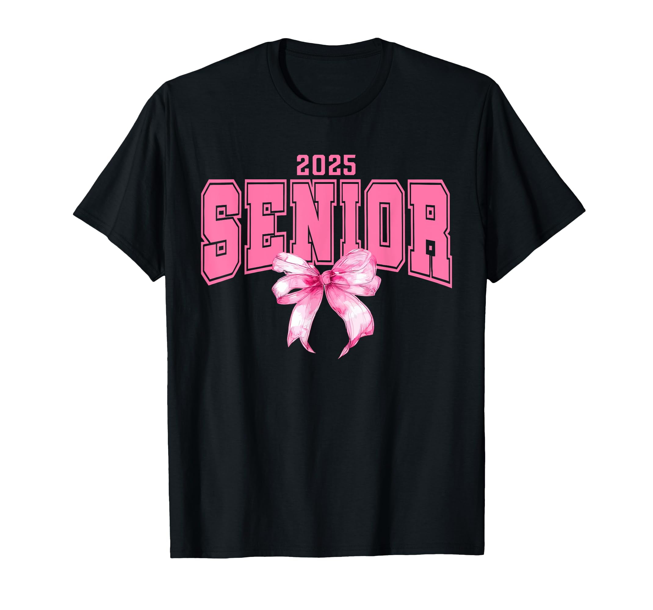 Senior 2025 Coquette Bow Class Of 2025 Cute Teacher Student TShirt