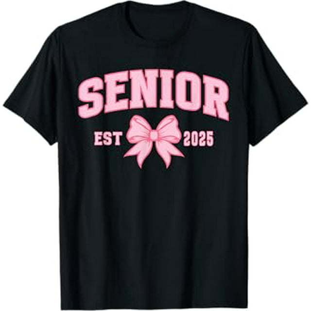 Senior 2025 Coquette Bow High School Graduate Class of 2025 TShirt