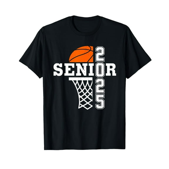 Senior 2025 First Day Of School Class of 2025 Basketball T-Shirt